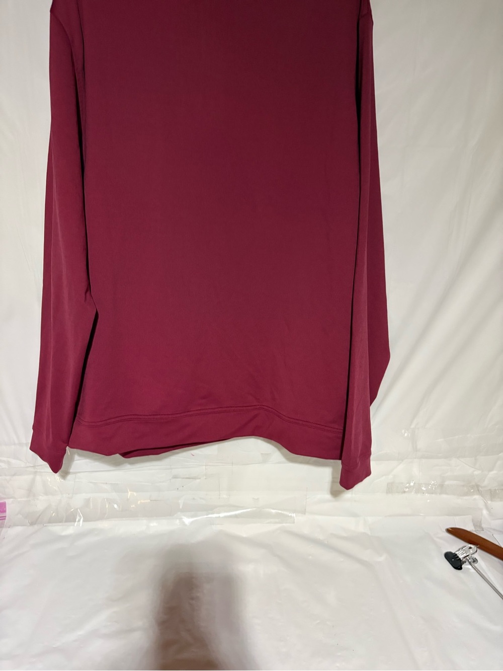 Peter Millar Men's Wine Zip-Up Pullover - Picture 6 of 11